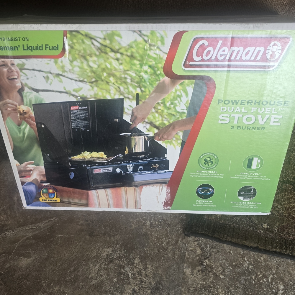 Coleman Powerhouse Dual Fuel Stove NIB